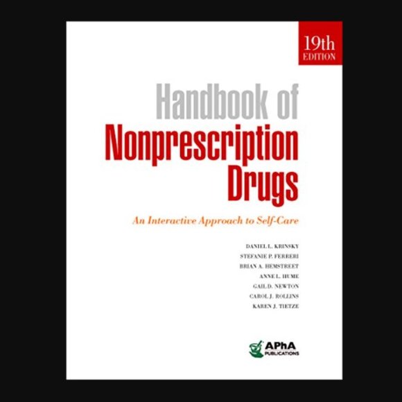 *APHA Handbook of Nonprescription Drugs 19th Edition* - Picture 1 of 1